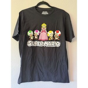 NINTENDO SUPER‎ MARIO PRINCESS PEACH AND TOADS T-SHIRT SIZE M OFFICIAL LICENSED
